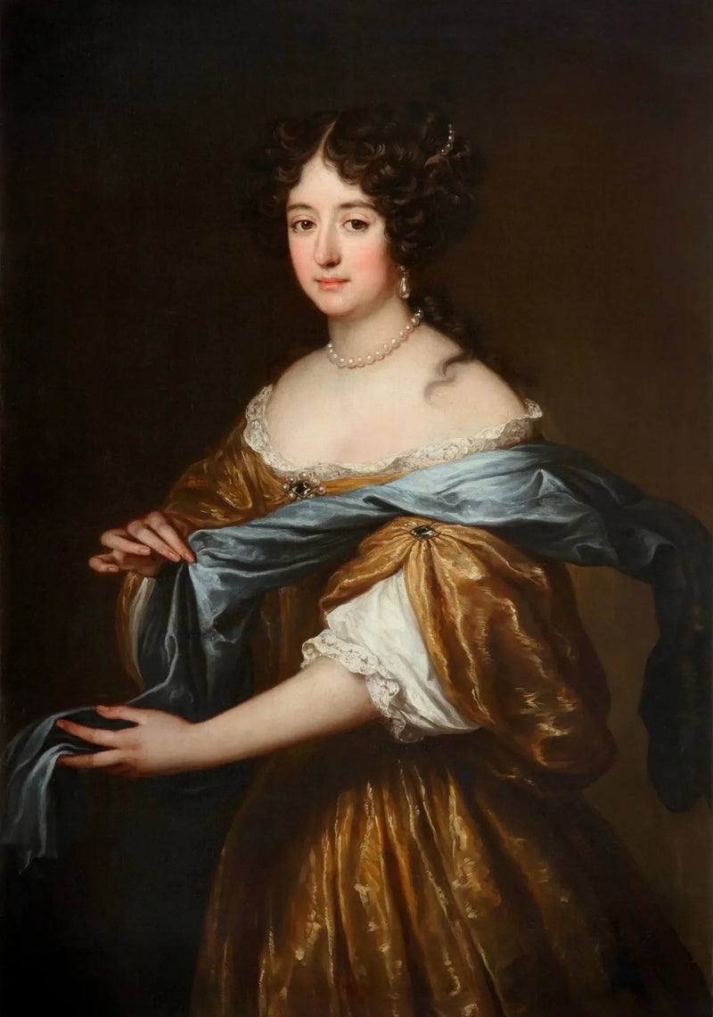 Portret van Konstancja Krystyna Wielopolska née Komorowska - Pierre Mignard