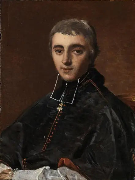Portret van de abt de Bonald - Jean-Auguste-Dominique Ingres
