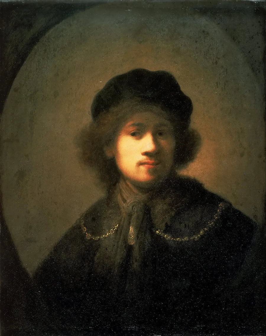 Portret van de kunstenaar als jonge man - Rembrandt