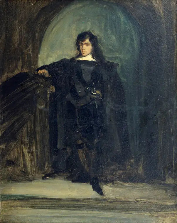 portret van de kunstenaar - Eugène Delacroix