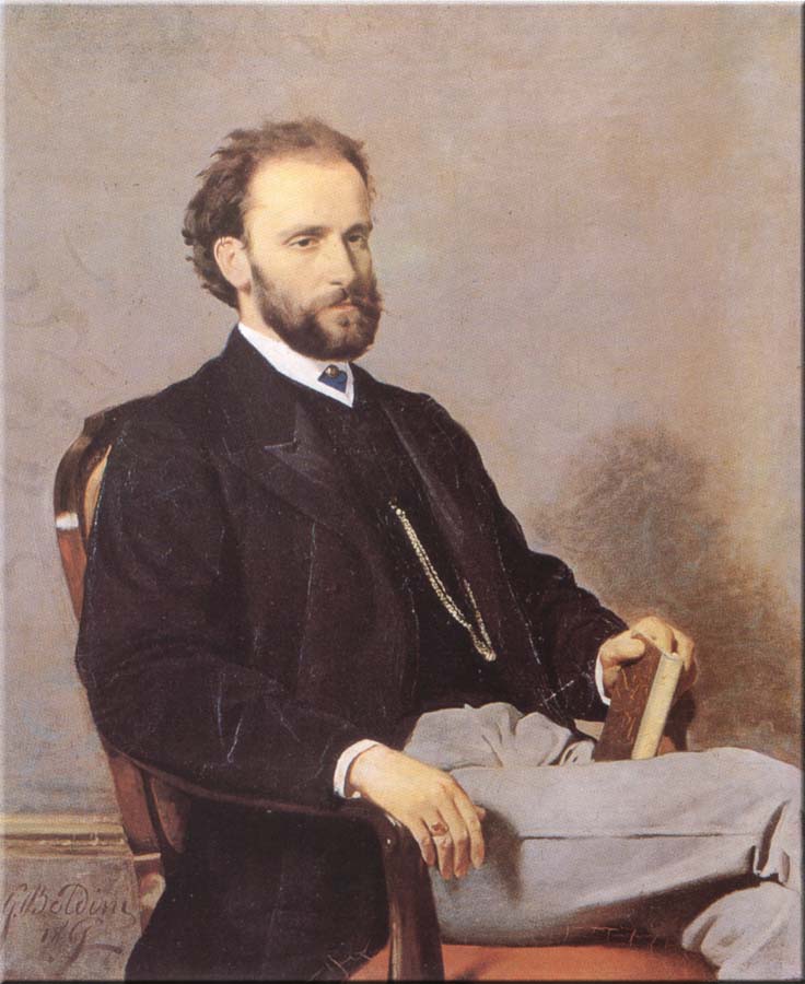Portret van de advocaat Claudio Comotto - Giovanni Boldini