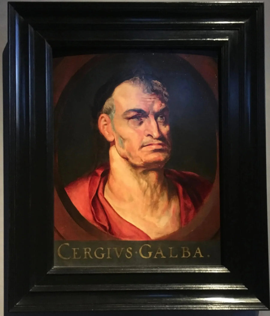 Portret van keizer Servius Sulpicius Galba - Peter Paul Rubens