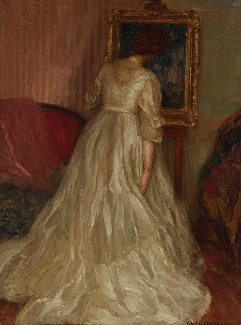 Portret van de echtgenote van de kunstenaar, Sarah Frieseke - Frederick Carl Frieseke