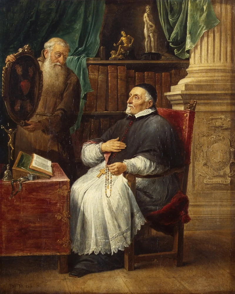 Portret van bisschop Antonius Triest en zijn broer Eugène, capucijn - David Teniers de Jonge

Source:
Portrait de l'évêque Antonius Triest et de son frère Eugène, capucin - David Teniers le Jeune