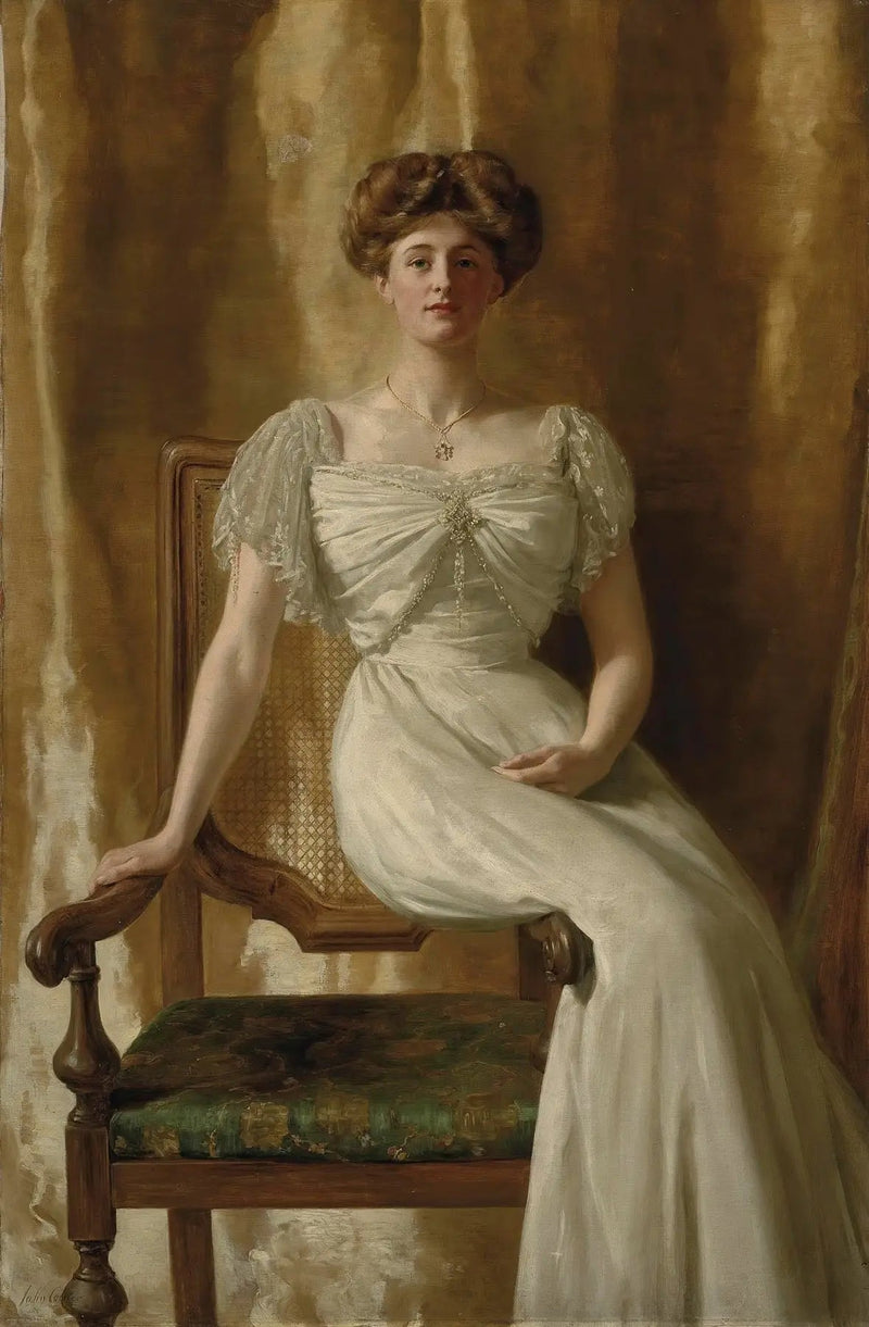 Portret van de eerwaarde mevrouw Harold Ritchie - John Collier