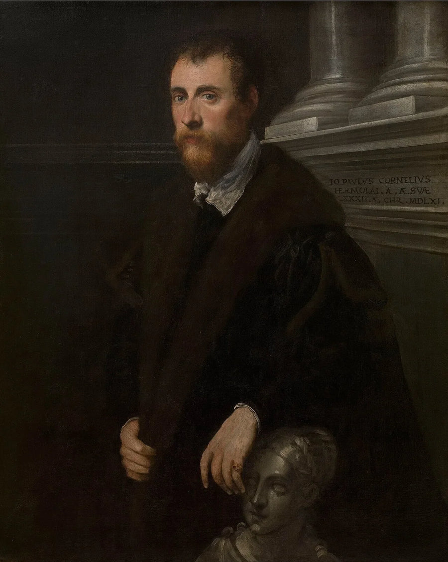Portret van de humanist Giovanni Paolo Cornaro - Jacopo Tintoretto