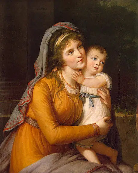 Portret van gravin Anna Stroganova met haar zoon - Élisabeth Vigée Le Brun

Source:
Portrait de la comtesse Anna Stroganova avec son fils - Élisabeth Vigée Le Brun