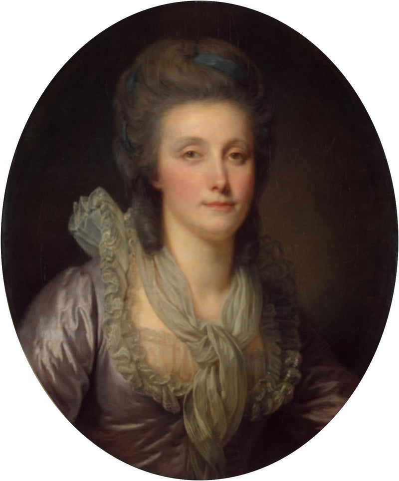 Portret van gravin Ekaterina Chouvalova - Jean-Baptiste Greuze
