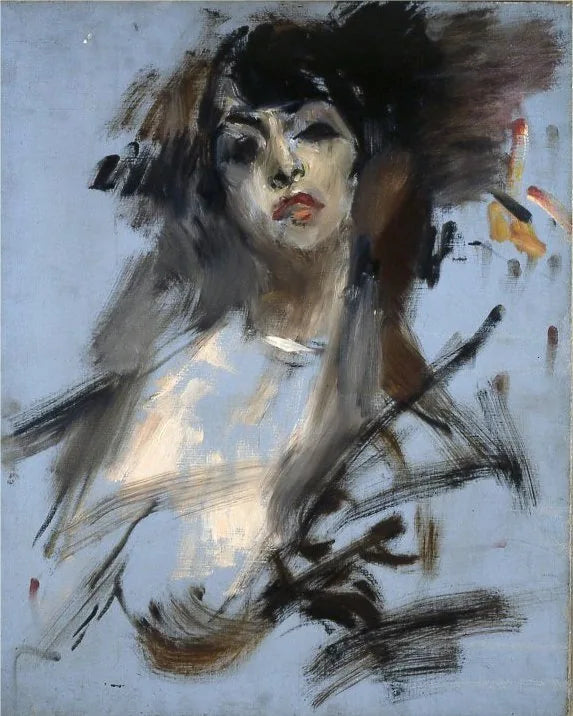Portret van de gravin Saffo Zuccoli - Giovanni Boldini