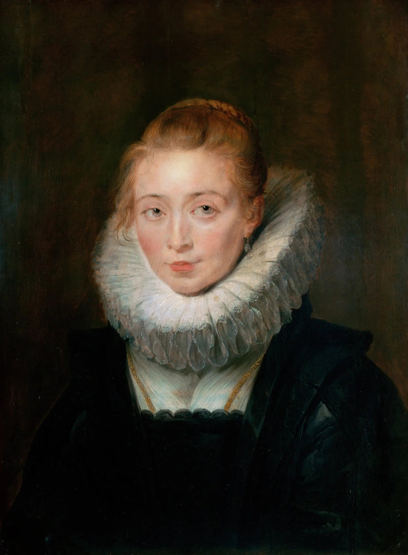 Portret van de bruidsmeisje van prinses Isabella - Peter Paul Rubens
