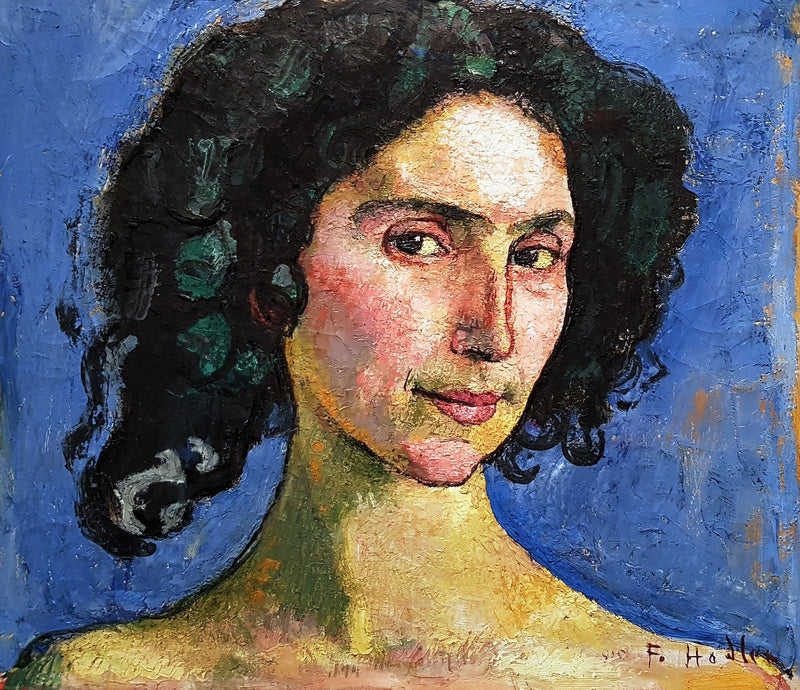 Portret van de danseres Giulia Leonardi - Ferdinand Hodler