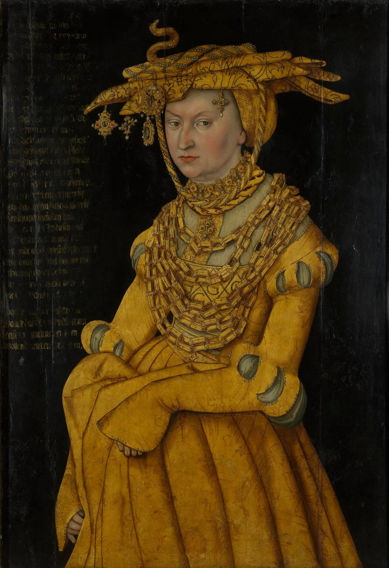 Portret van hertogin Catherine van Saksen - Lucas Cranach de Oudere