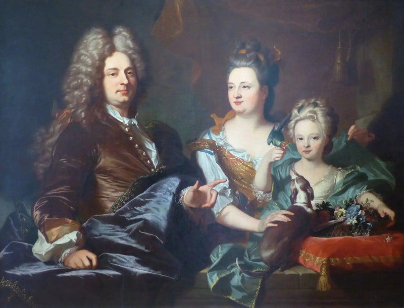 Portret van de familie Le Juge - Hyacinthe Rigaud