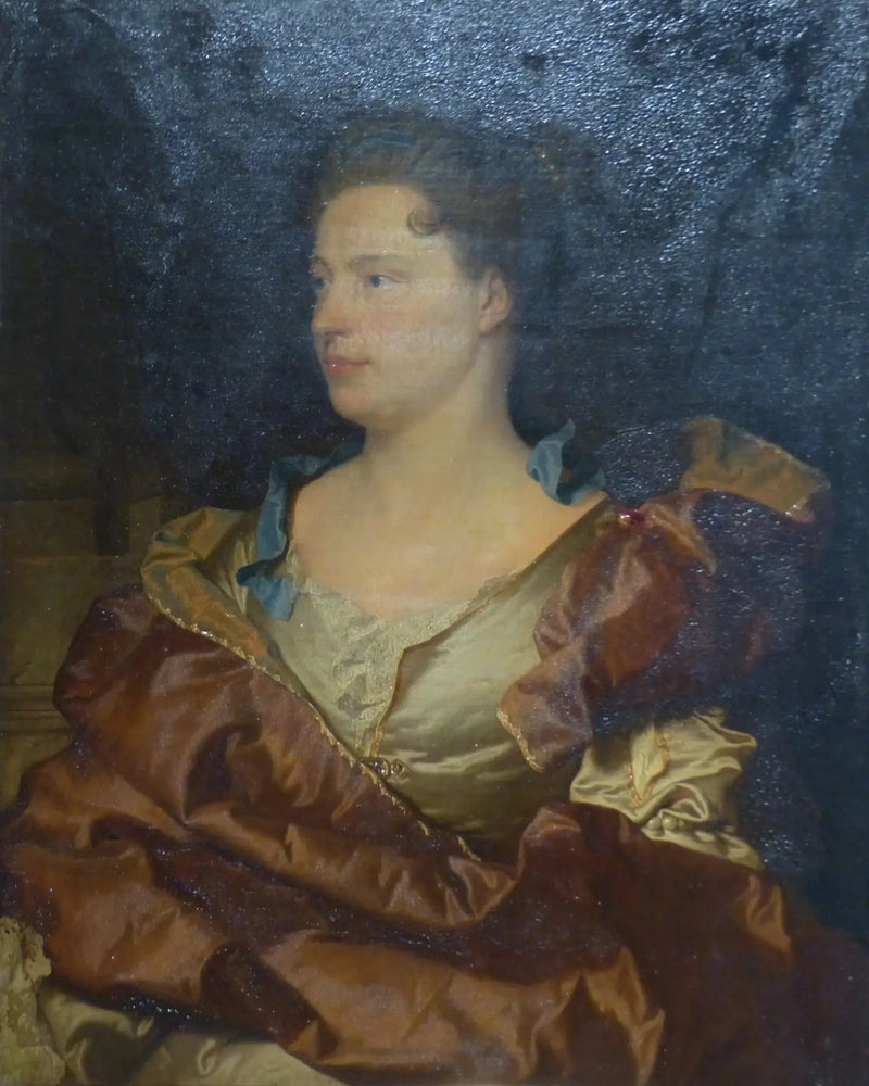 Portret van de vrouw van de kunstenaar, Elizabeth de Gouix - Hyacinthe Rigaud