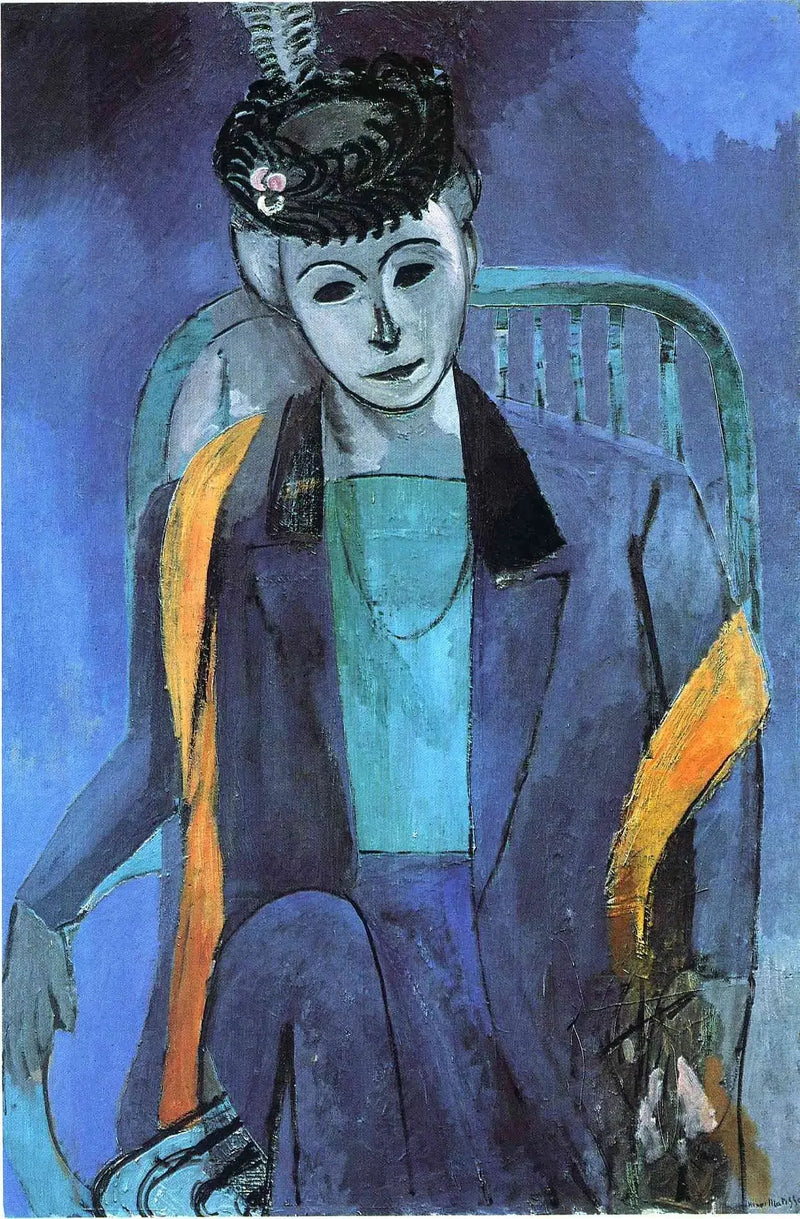 Portret van de vrouw van de kunstenaar - Henri Matisse