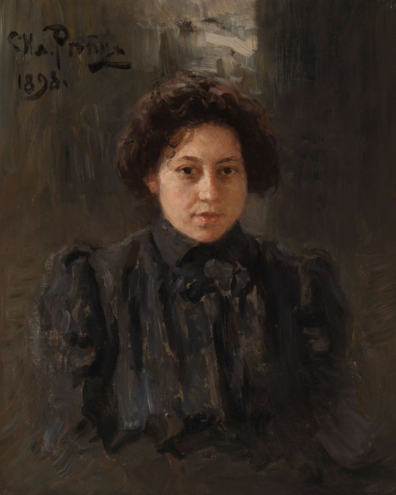 Portret van de dochter van de kunstenaar Nadezhda Repina - Ilya Repin