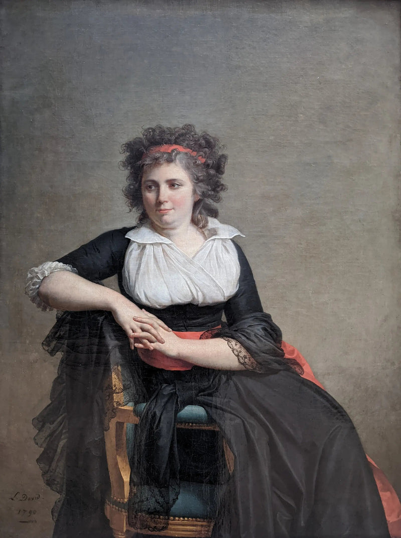 Portret van de markiezin d'Orvilliers - Jacques-Louis David
