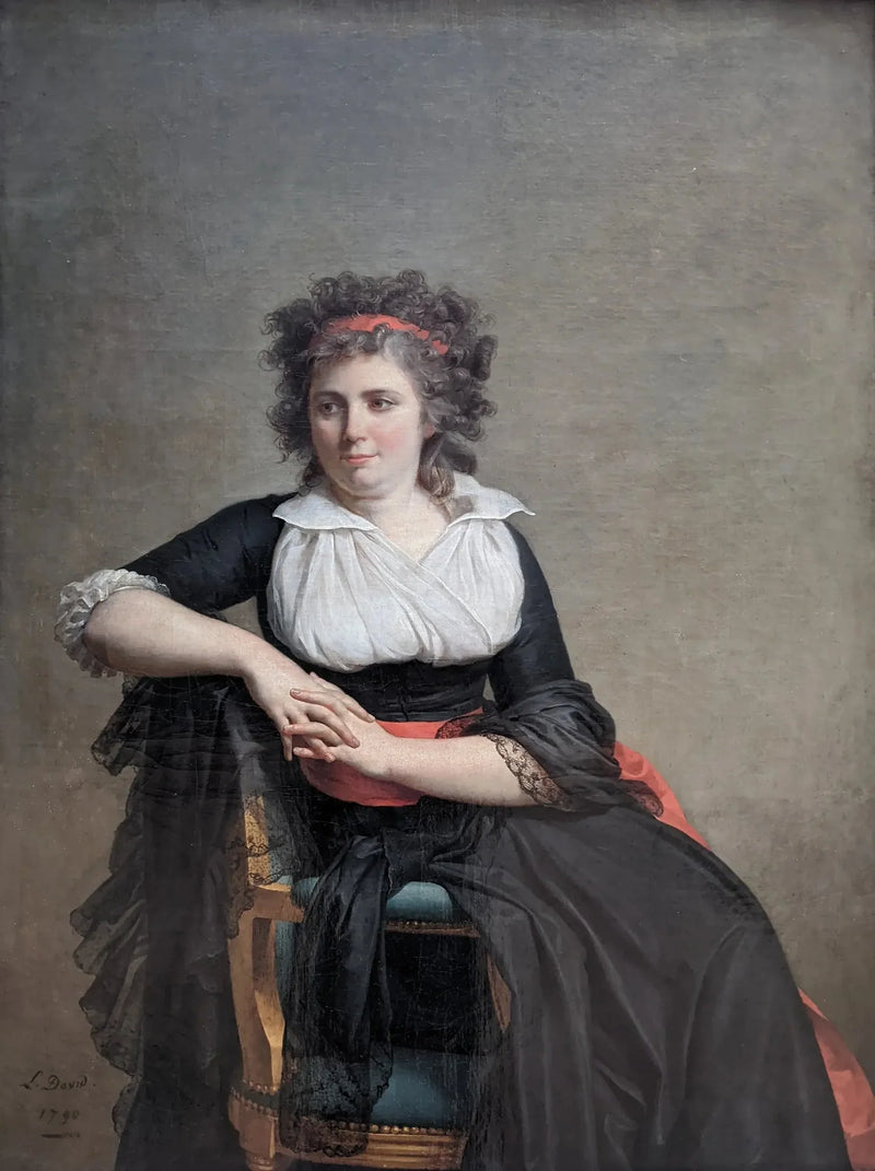 Portret van de markiezin d'Orvilliers - Jacques-Louis David