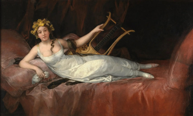 portret van de markiezin van Santa Cruz - Francisco de Goya