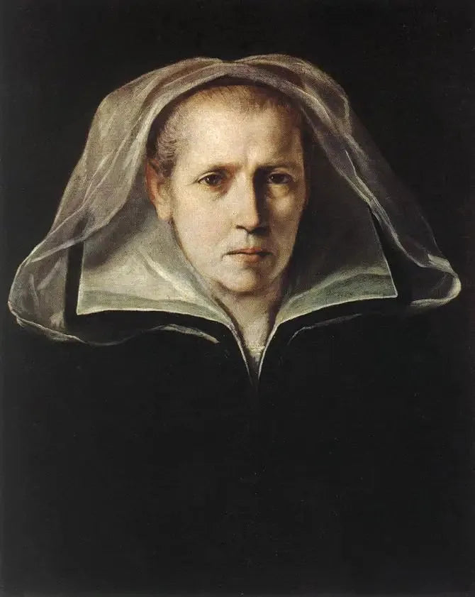 Portret van de moeder van de kunstenaar - Guido Reni