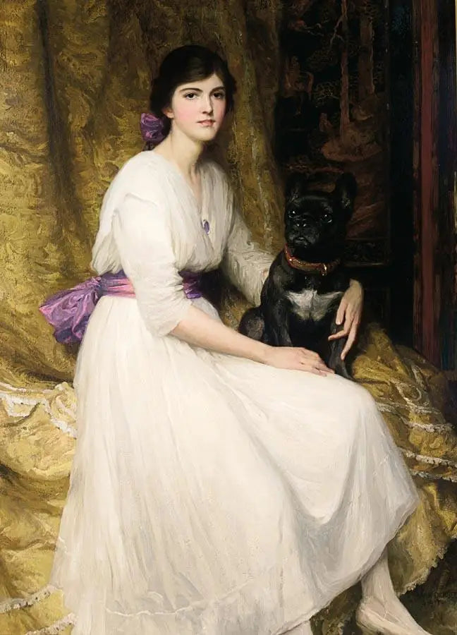 Portret van de nicht van de kunstenaar, Dorothy - Frank Bernard Dicksee