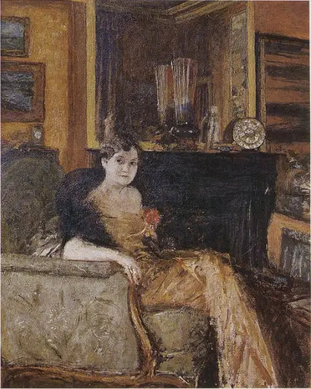 Portret van prinses Elizabeth Bibesco, zittend - Édouard Vuillard