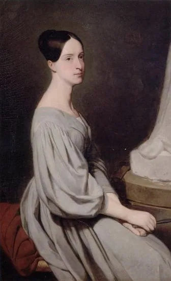 Portret van prinses Marie d'Orléans (1813-1839), hertogin van Wurtemberg - Ary Scheffer
