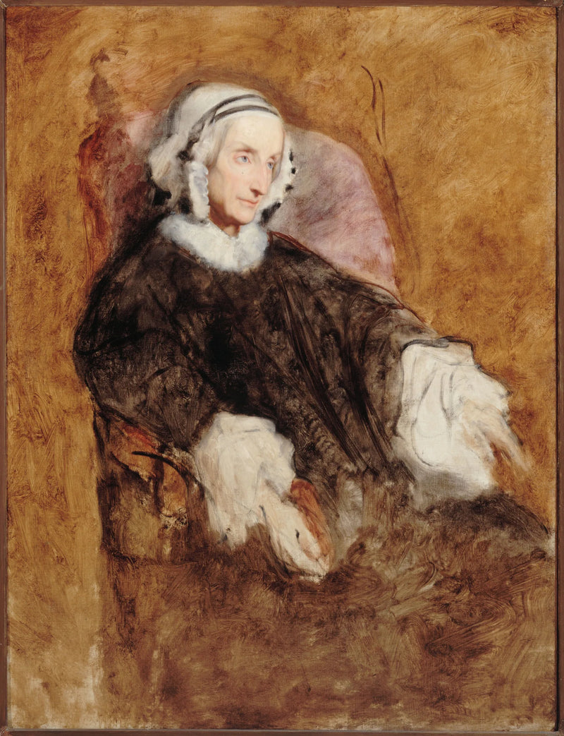 Portret van Koningin Marie-Amélie in rouw - Ary Scheffer