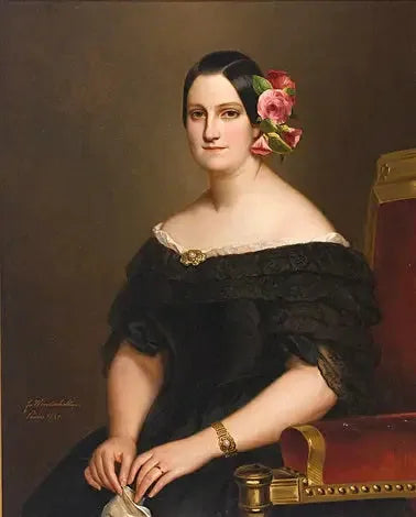 Portret van koningin Marie-Christine van Spanje (1806-1878) - Franz Xaver Winterhalter

Source:
Portrait de la reine Marie-Christine d'Espagne (1806-1878) - Franz Xaver Winterhalter