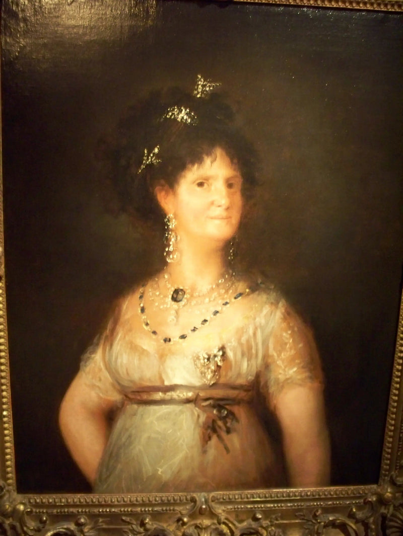 Portret van koningin Maria-Louise van Spanje - Francisco de Goya