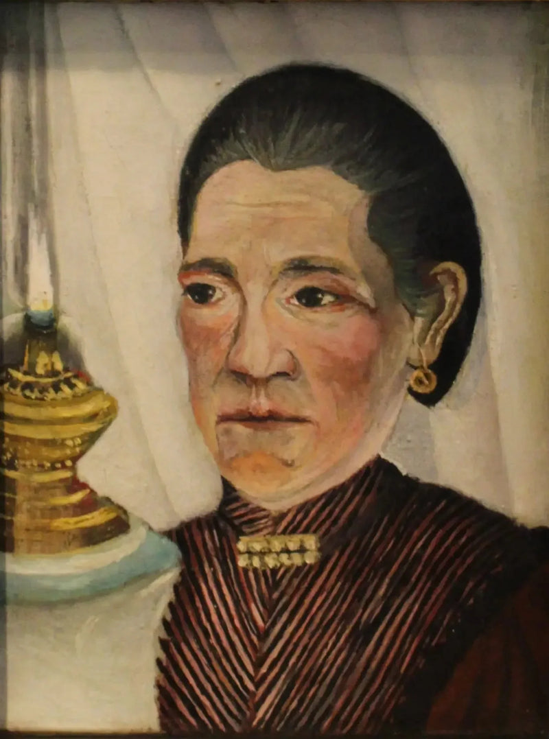 Portret van de tweede vrouw van Rousseau - Henri Rousseau