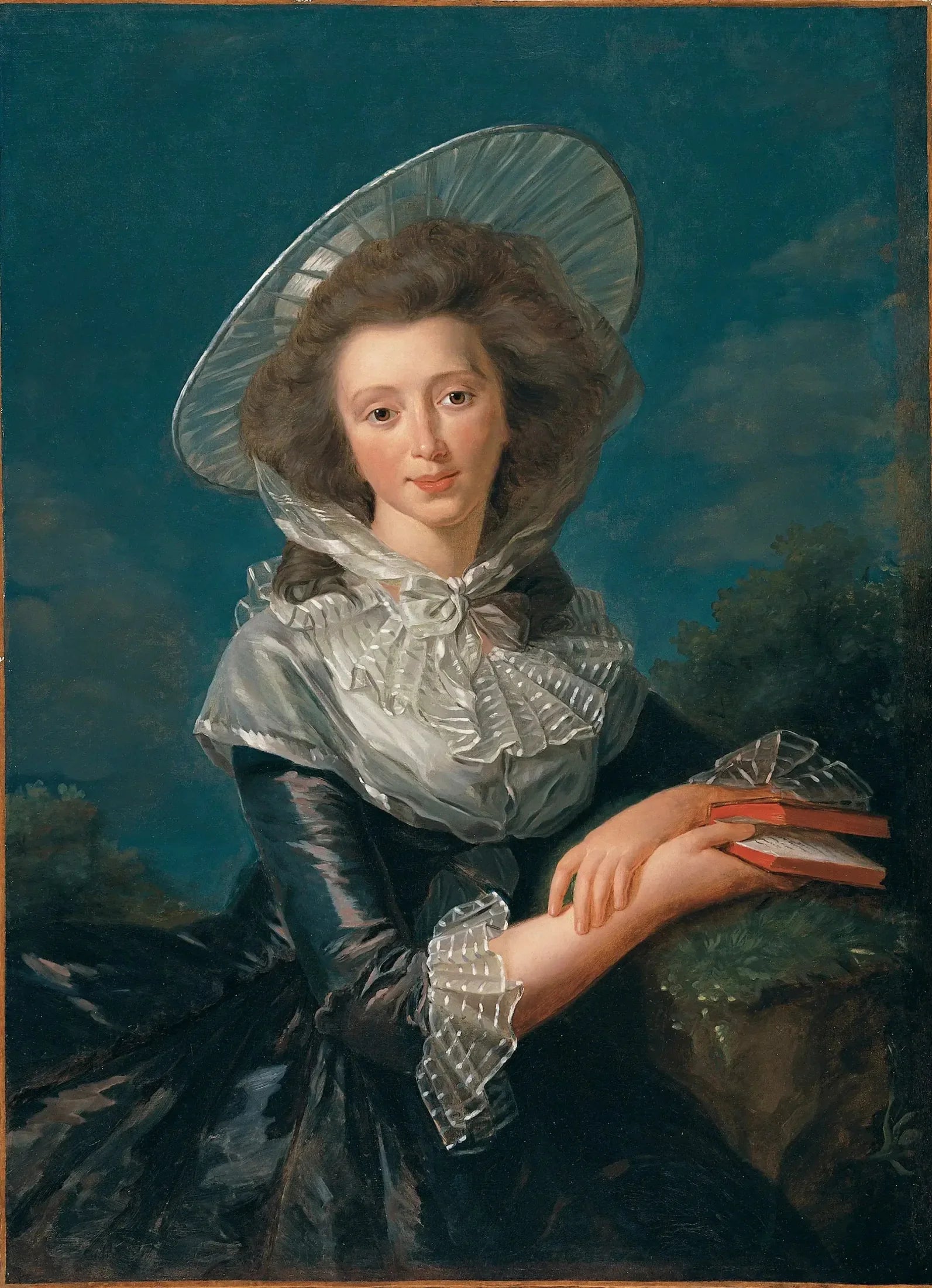 Portrait de la Vicomtesse de Vaudreuil - Élisabeth Vigée Le Brun image 1 reproduction de peinture à l’huile