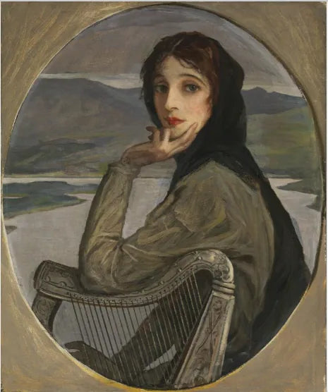 Portrait de Lady Lavery en Kathleen Ni Houlihan - John Lavery image 1 reproduction d’œuvre d’art à l’huile