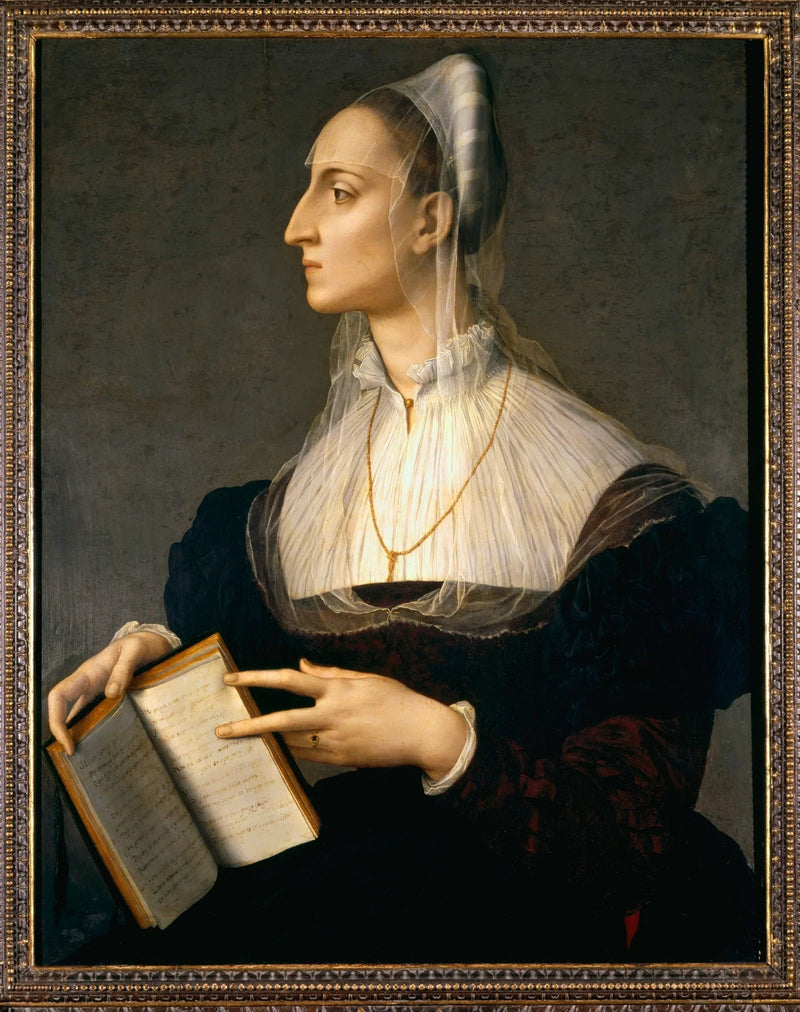 Portret van Laura Battiferri - Bronzino