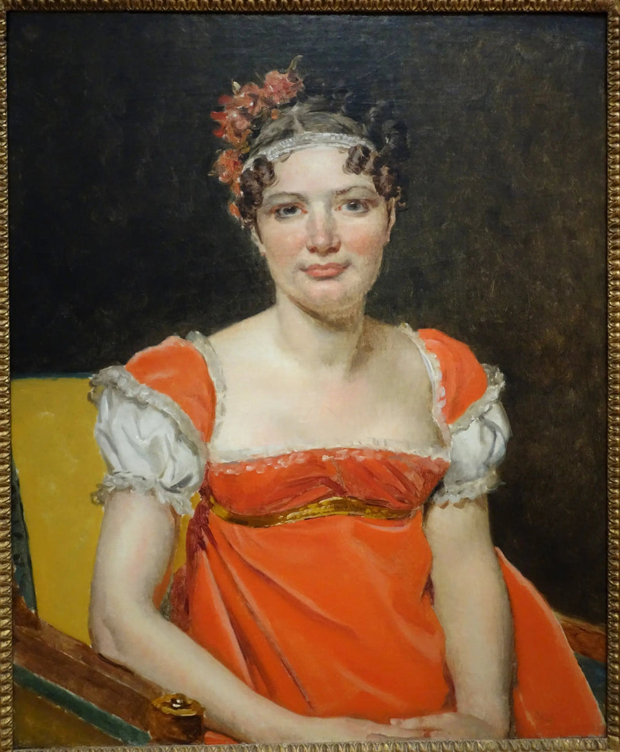 Portret van Laure-Émilie-Félicité David, De Barones Meunier - Jacques-Louis David