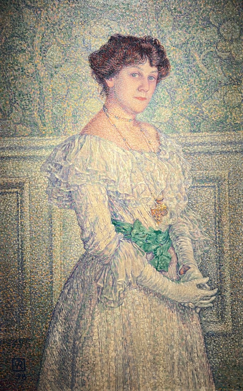 Portret van Laure Flé - Théophile van Rysselberghe