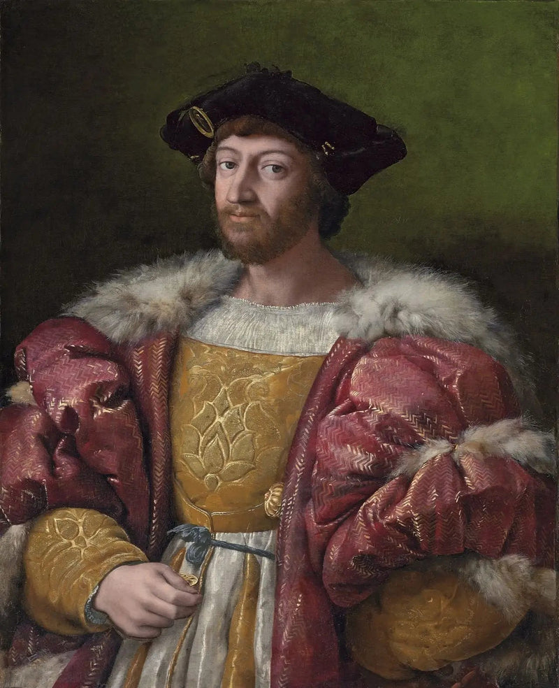 Portret van Laurent de Medici, hertog van Urbino - Raphael Sanzio