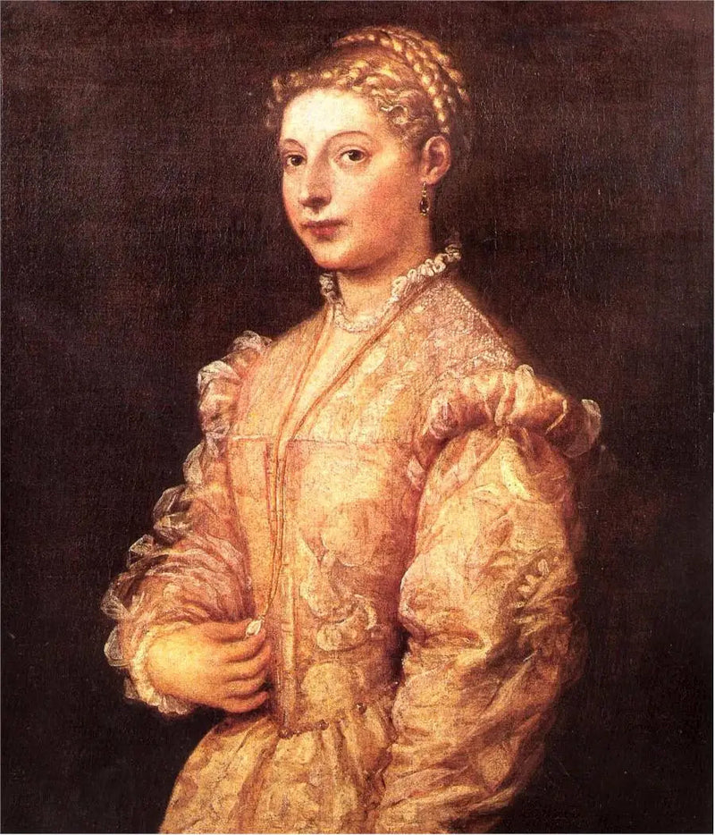 Portret van Lavinia Vecellio - Titian