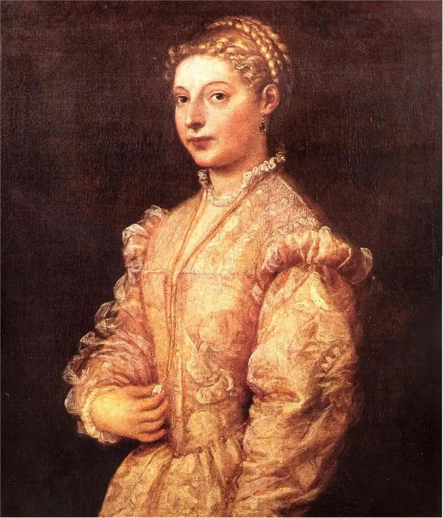Portret van Lavinia Vecellio - Titian
