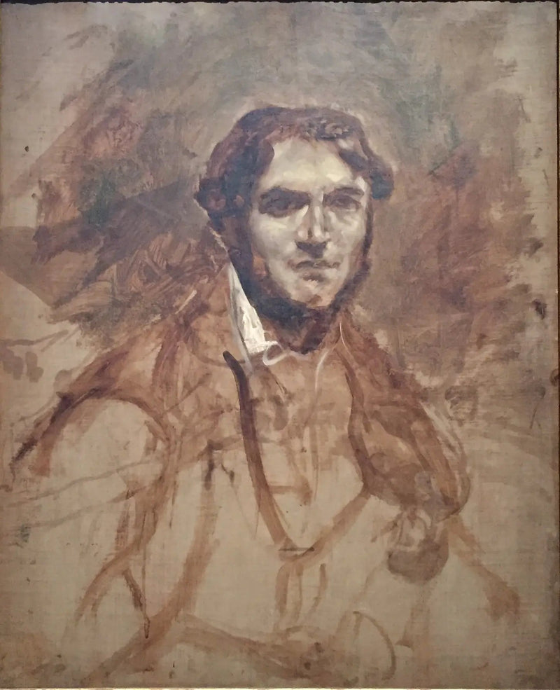 Portret van Léon Riesener - Eugène Delacroix