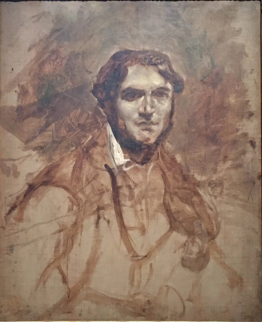 Portret van Léon Riesener - Eugène Delacroix