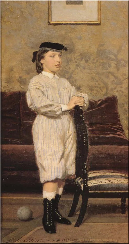 Portret van Leonetto Banti - Giovanni Boldini