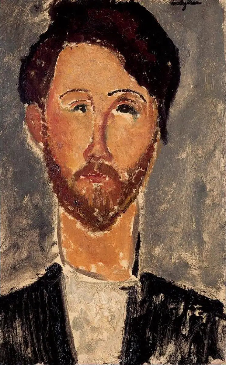 Portret van Léopold Zborowski - Amedeo Modigliani