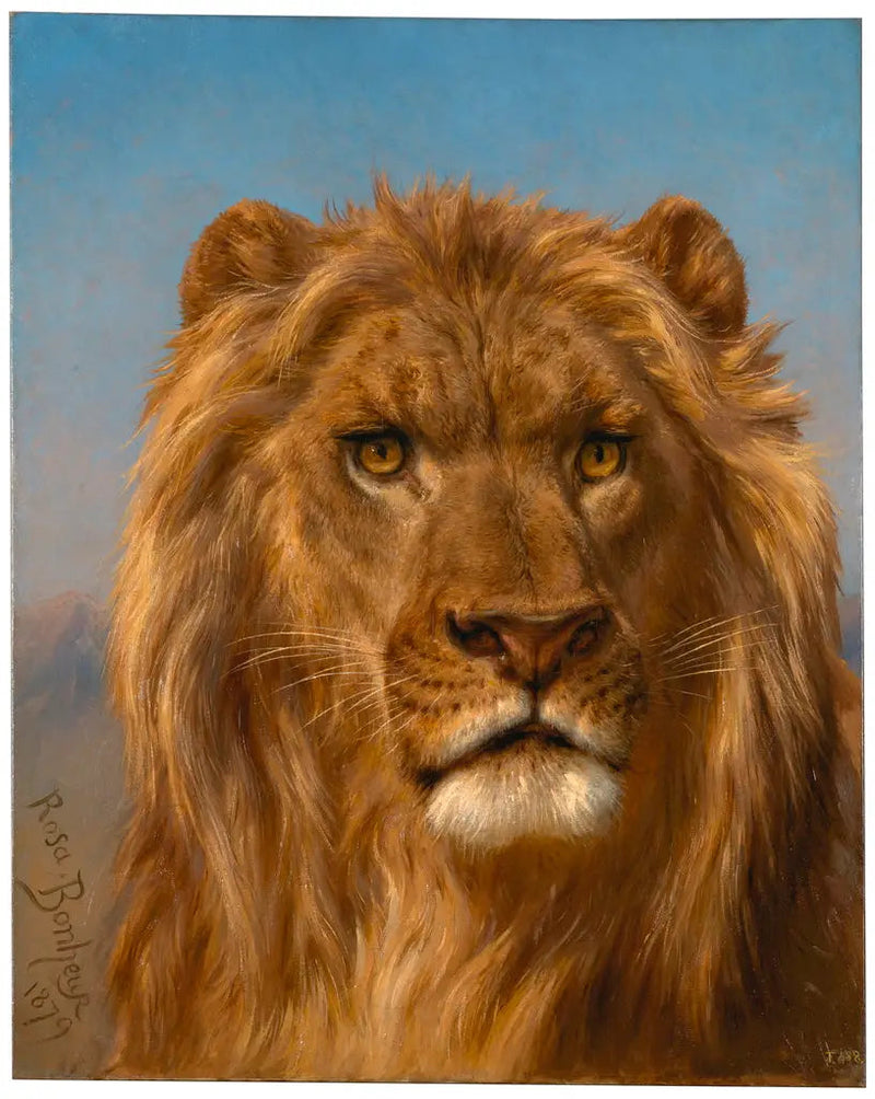 Leeuwportret - Rosa Bonheur