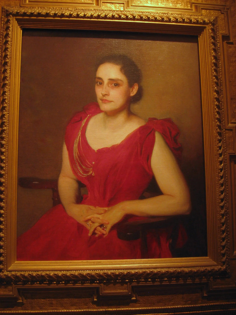 Portret van Lizzie B. Dewey (Mevrouw Francis Henshaw Dewey II) - John Singer Sargent