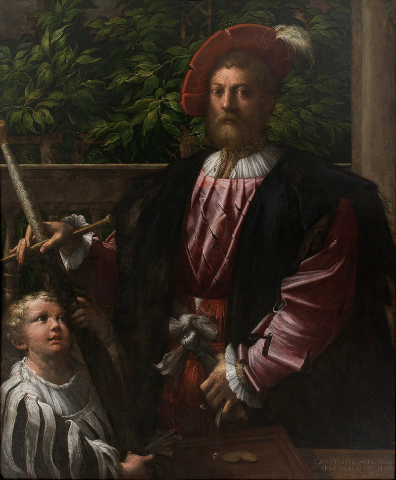 Portret van Lorenzo Cybo - Parmigianino