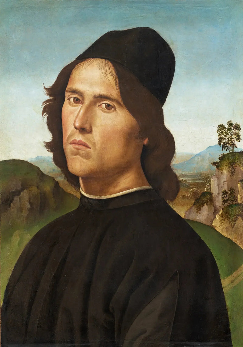 Portret van Lorenzo di Credi - Pietro Perugino