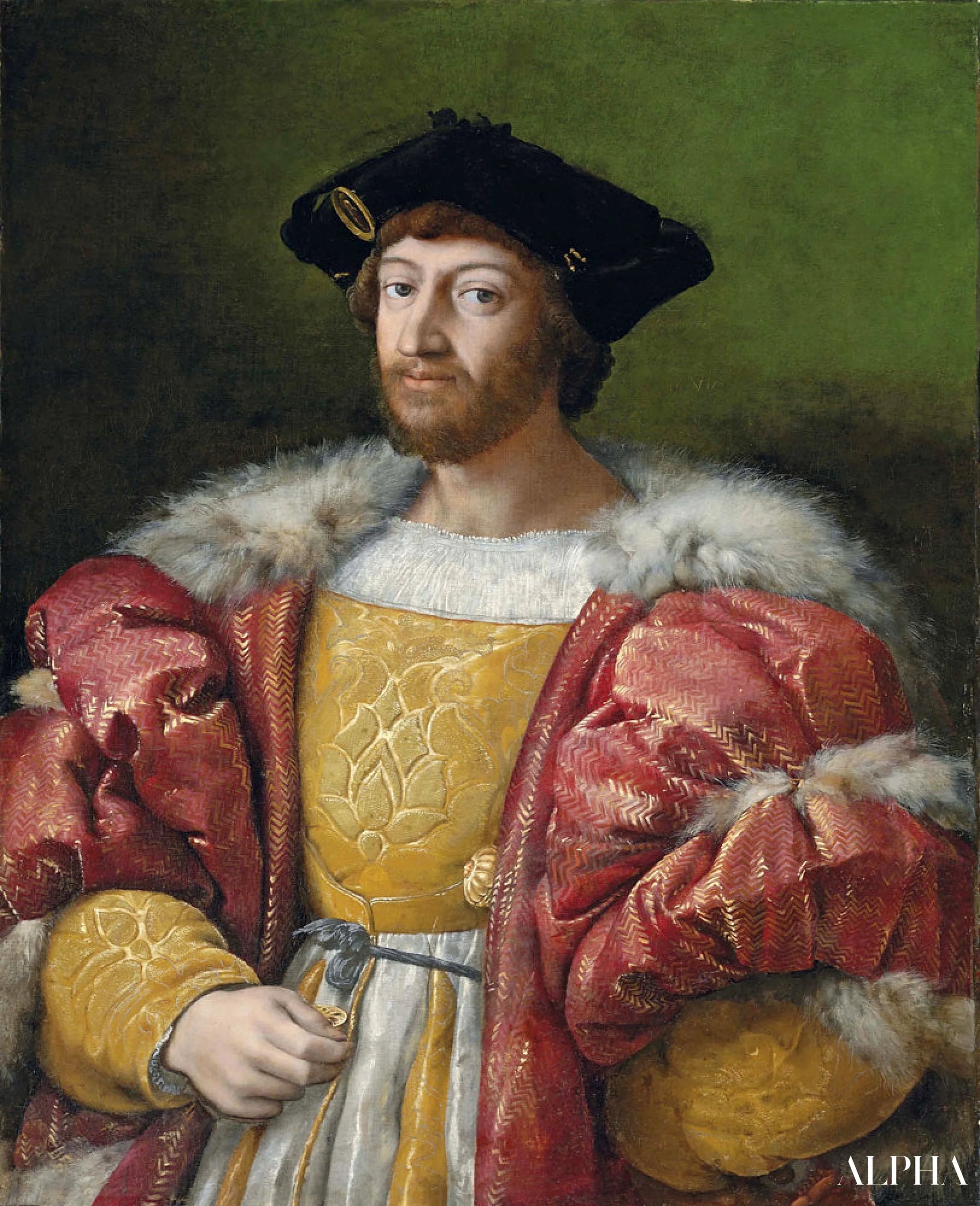 Portret van Lorenzo de Medici - Raphael (schilder) - Reproducties van schilderijen en hoogwaardige schilderijen