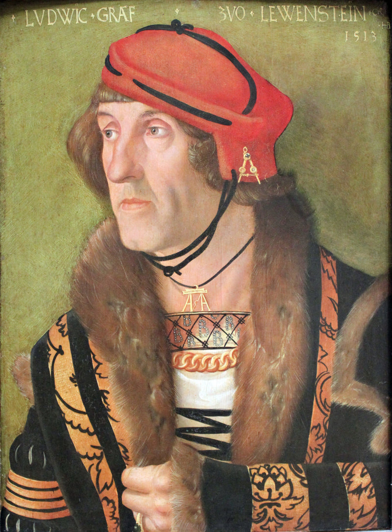 Portret van Lodewijk I, graaf van Löwenstein - Hans Baldung Grien
