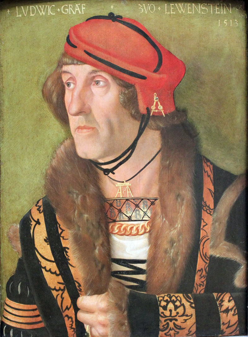 Portret van Lodewijk I, graaf van Löwenstein - Hans Baldung Grien